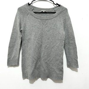 Gray Knit GAP Crewneck Sweater